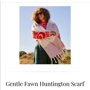 Gentle Fawn Soft Pink and Cream Huntington Scarf NWT